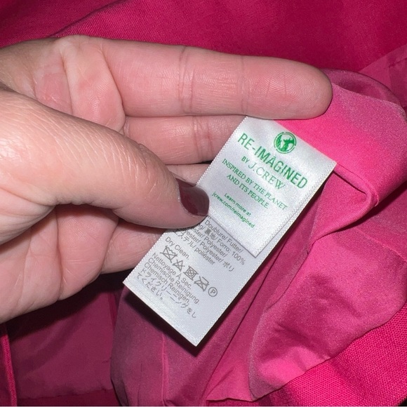 J. CREW Linen-blend one-button blazer pink Size 6 - Picture 8 of 9